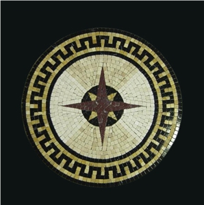 Natural Stone Mosaic Medallions