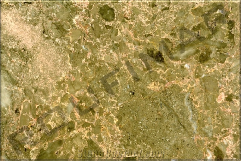 Brecha De Tavira Limestone Slabs & Tiles, Portugal Green Limestone