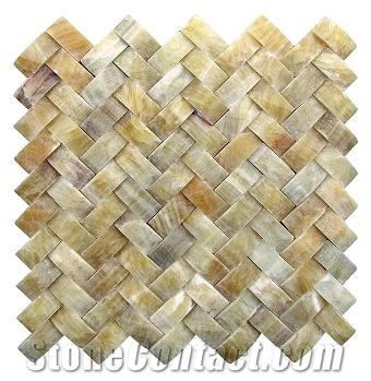 3d Yellow Onyx Mosaic
