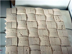 White Travertine Mosaic