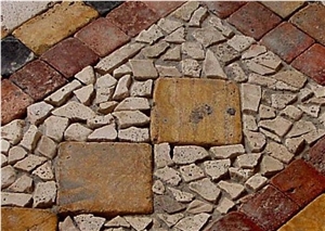 Travertine Tumbled Mosaic