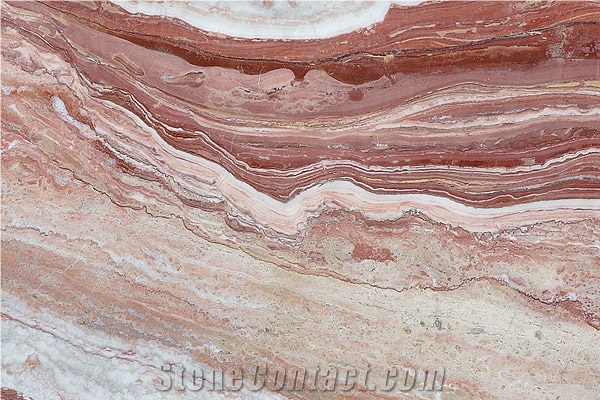 Arabescato Orobico Rosso Marble Slabs & Tiles
