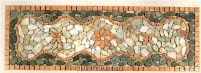 Linosa Rosso Mosaic Carpet
