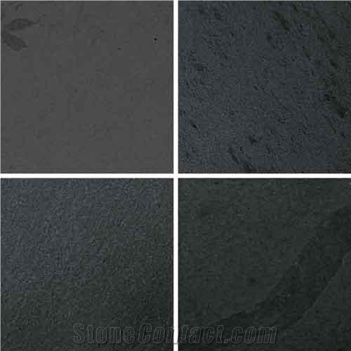 Montauk Black - Black, Graphite-like - Natural