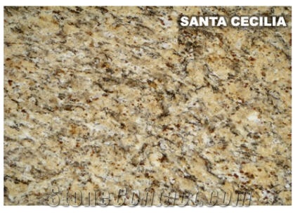 Giallo Santa Cecilia Granite Slabs & Tiles, Brazil Yellow Granite