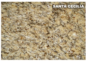 Giallo Santa Cecilia Granite Slabs & Tiles, Brazil Yellow Granite
