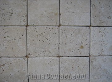 Classic Travertine Tumbled Slabs & Tiles, Turkey Beige Travertine