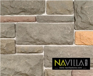 Grey Sandstone Mushroom Stone Wall Cladding
