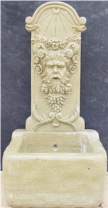 Beige Marble Fountain