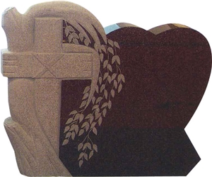 Red Granite Headstone,monument,tombstone