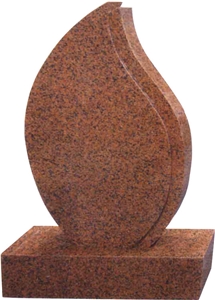 Red Granite Tombstone, Gravestone