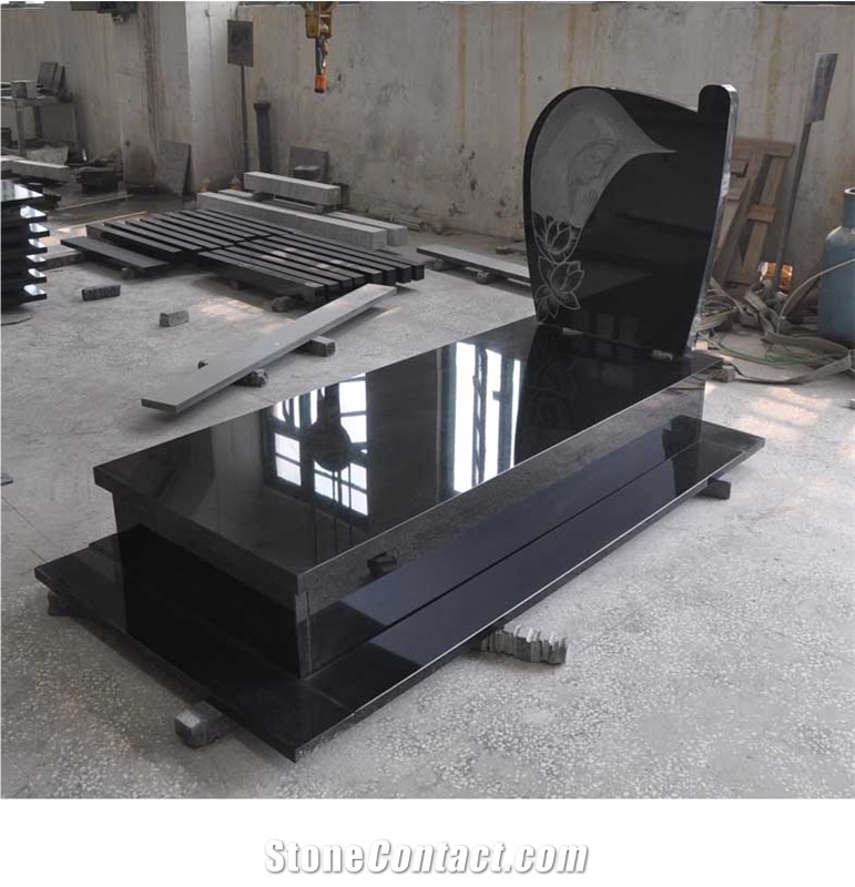 Shanxi Black Granite Tombstone,Monument