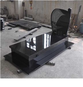 Shanxi Black Granite Tombstone,Monument