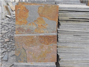 China Multicolor Slate Slabs & Tiles