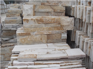China Yellow Slate Cultured Stone