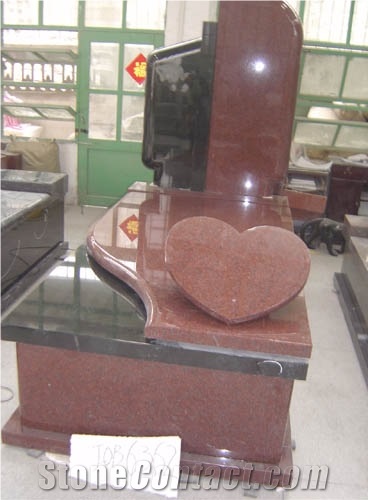 Red Granite Monuments, Tombstones