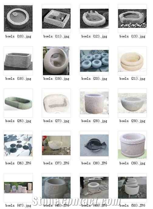 Stone Pot, Bowl, Fountain