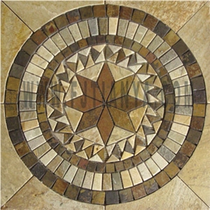 Slate Mosaic Medallion