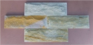 Beige Sandstone Mushroomed Wall Cladding
