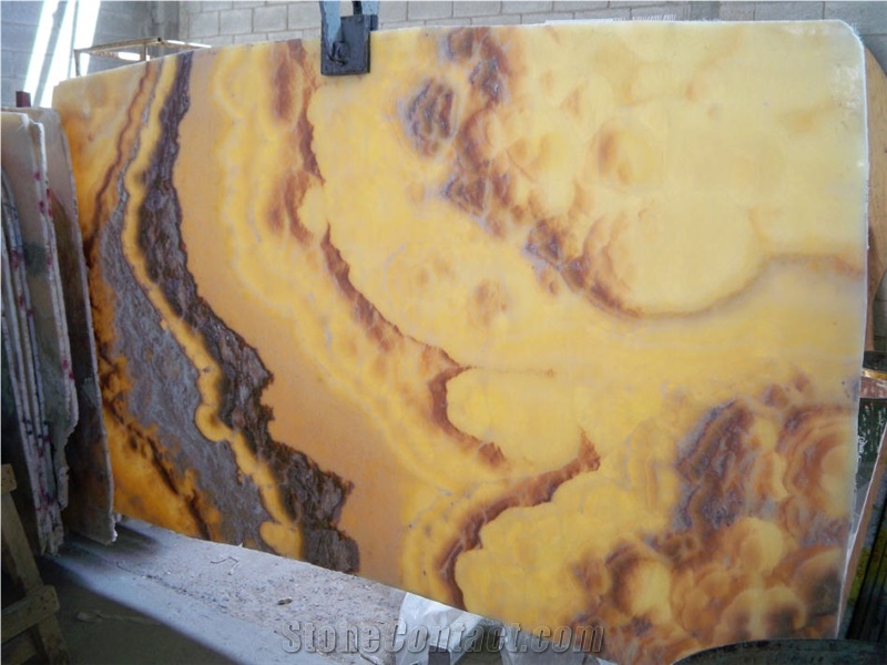 Onyx Yellow Rainbow Onyx Slabs