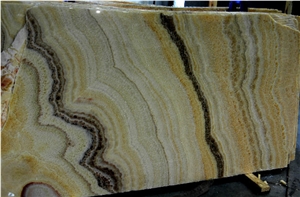 Pineapple Onyx Slabs, Mexico Yellow Onyx