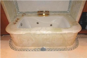 White Onyx Tub