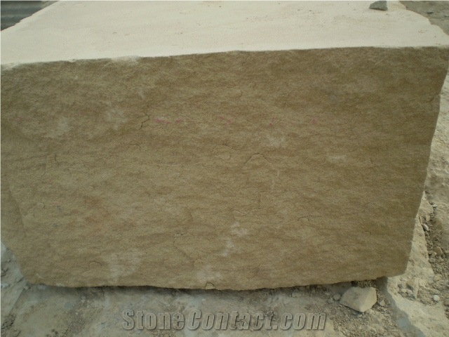 China Yellow Sandstone Block