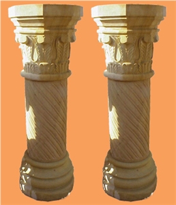 Beige Sandstone Column