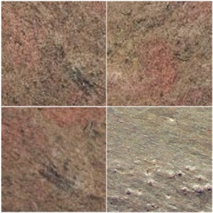 Copper Slate Slabs & Tiles, India Brown Slate