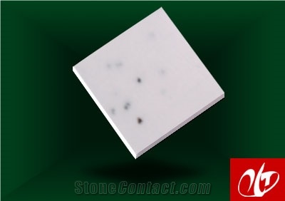 Sesame White Crystallized Glass Panels