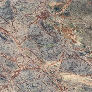 Forest Web Green Marble Slabs & Tiles