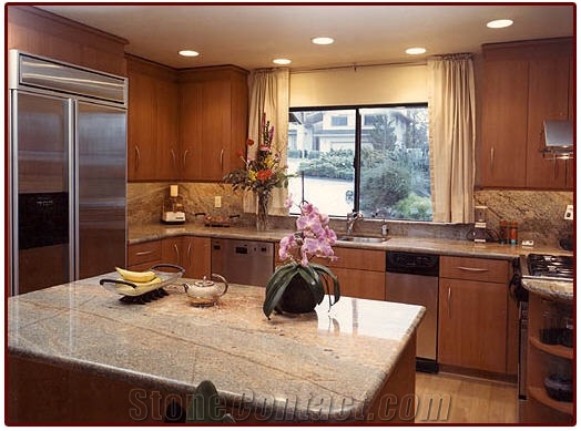 Golden Oak Granite Countertop