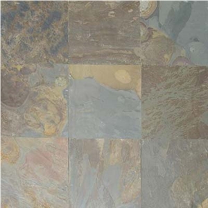 California Gold Slate Slabs & Tiles, India Yellow Slate