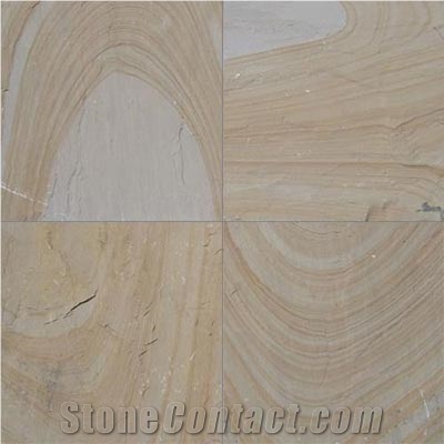 Kota Desert Sandstone Slabs & Tiles, India Beige Sandstone