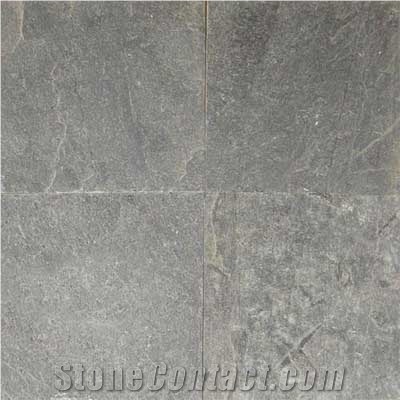 Silver Grey Slate Slabs & Tiles, India Grey Slate
