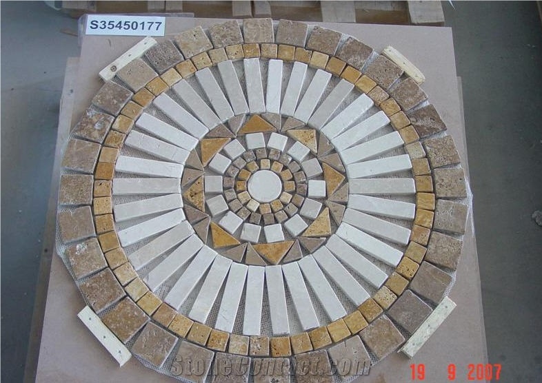 Travertine Medallion