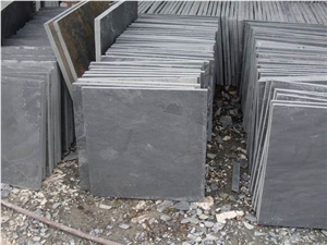 China Black Slate Slabs & Tiles