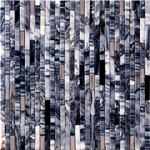 Metal and Marble Mix Mosaic Metal and Marble Mix Mosaic