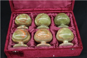 Onyx Wine Goblet Set