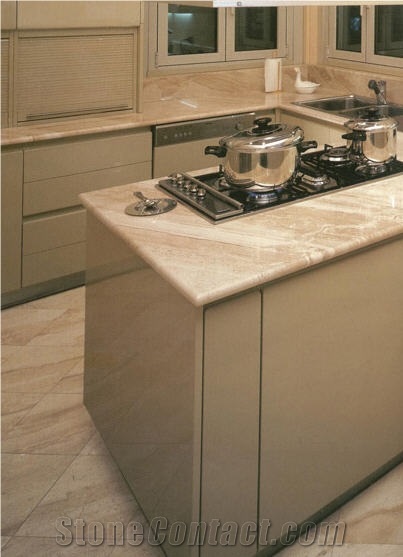 Daino Reale Limestone Countertops, Beige Limestone Countertops