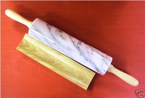 Carrara White Marble Rolling Pin Carrara White Marble Rolling Pin