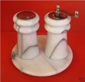 Pepper & Salt Set in Marble