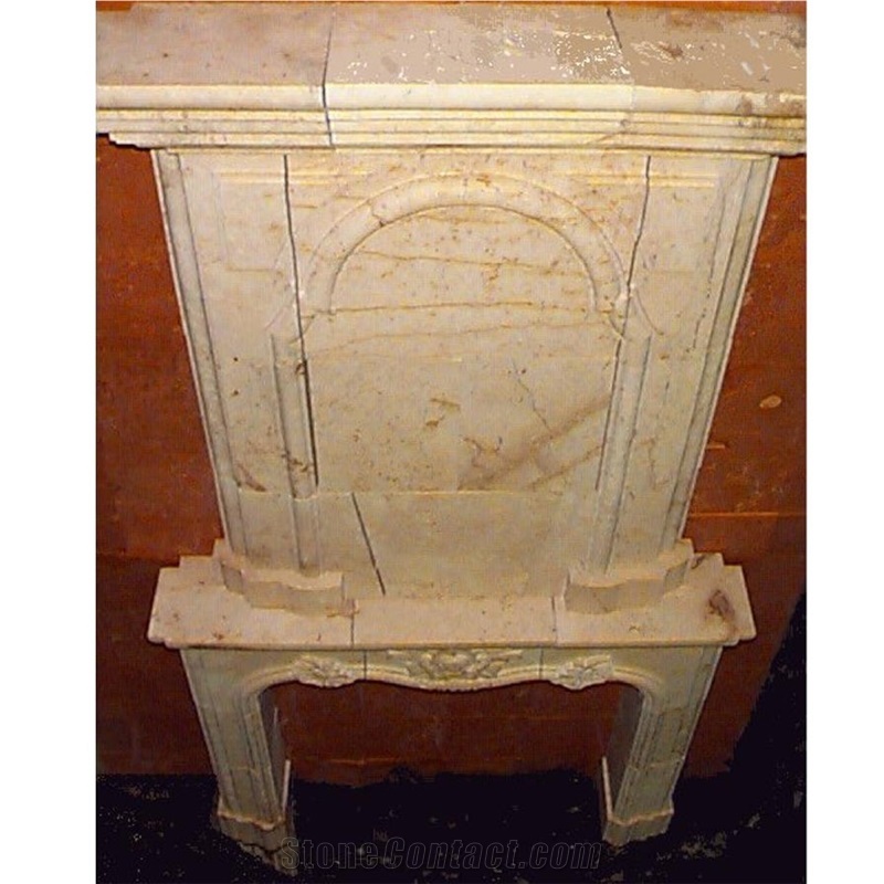 Coquina Shellstone Fireplace