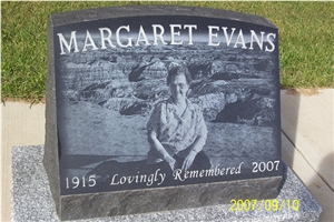 Sloping Upright Memorial Monuments