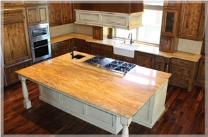 Giallo Fantasy Granite Island Top