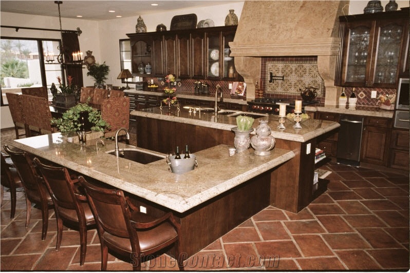 Golden Crystal Granite Countertop, Yellow Granite Countertop