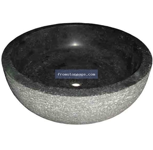 Black Lavastone Sink