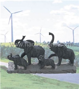 Black Granite Elephant Black Granite Elephant