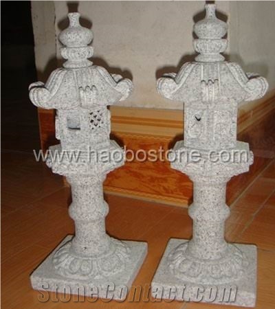 White Granite Lamp