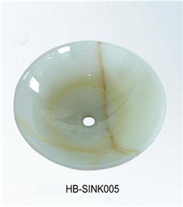 White Onyx Sink White Onyx Sink